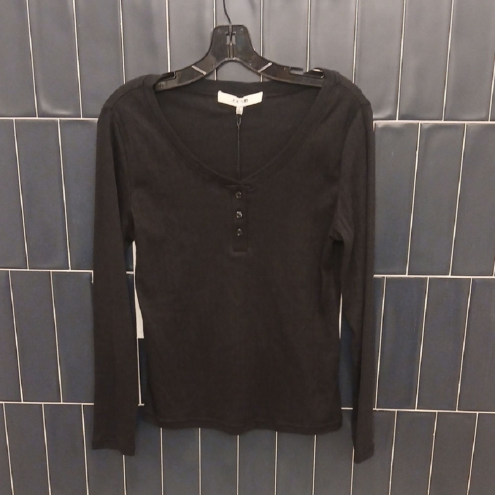 Joe's Jeans Black Long Sleeve Top